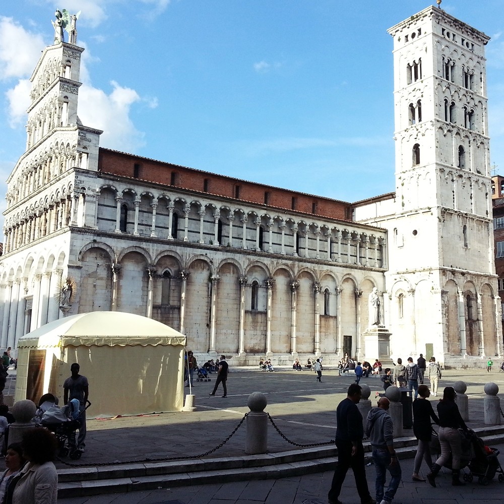 Lucca and the walls by bike